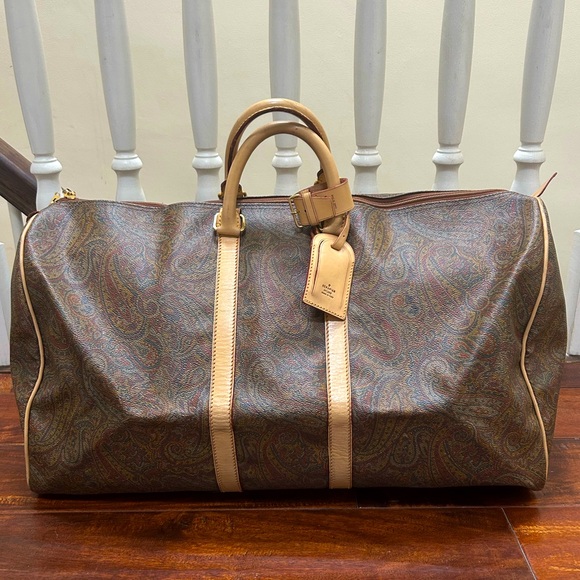 Serapian Milano Travel Bag Like New EUC - Picture 1 of 5